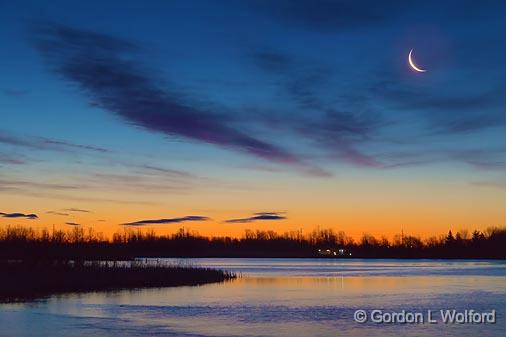 Moon At Sunrise_09121-3.jpg - Photographed along the Rideau Canal Waterway near Smiths Falls, Ontario, Canada